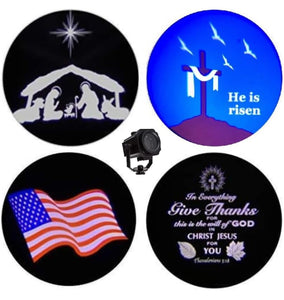 4-in-1 holiday projector for Christmas, Thanksgiving, Easter, July 4th and the Memorial day