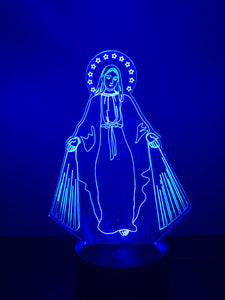 Our Lady of Grace touch lamp