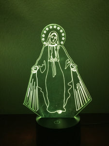 Our Lady of Grace touch lamp