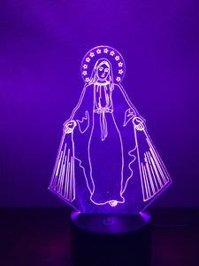 Our Lady of Grace touch lamp