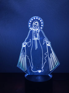 Our Lady of Grace touch lamp