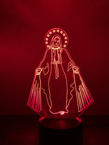 Our Lady of Grace touch lamp