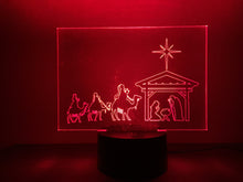 Load image into Gallery viewer, Holy Family and the Three Kings touch lamp