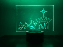 Load image into Gallery viewer, Holy Family and the Three Kings touch lamp