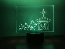 Load image into Gallery viewer, Holy Family and the Three Kings touch lamp