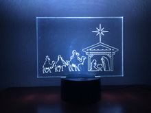 Load image into Gallery viewer, Holy Family and the Three Kings touch lamp