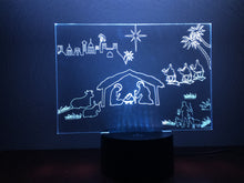 Load image into Gallery viewer, Christmas in Bethlehem touch lamp