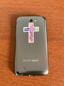 Cross sticker with beautiful color patterns